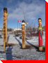Korean Totem Poles - Airdrie, Alberta