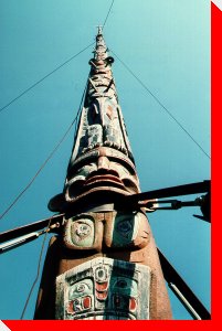 World's Tallest Totem Pole - Alert Bay, British Columbia