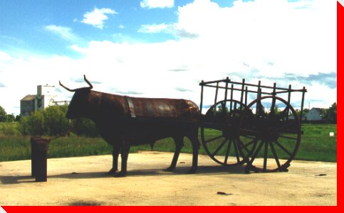 Ox and Cart - Aylesbury, Saskatchewan