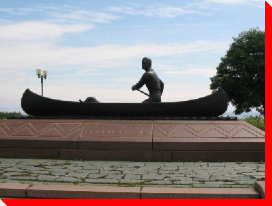 Canoe Padder - Colonel McCormack - Baie Comeau, Quebec