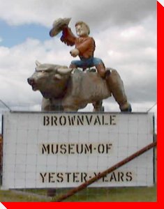 Bucking Brahma Bull - Brownvale, Alberta