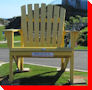 Adirondack Chair - Cape Forchu Lightstation, Nova Scotia