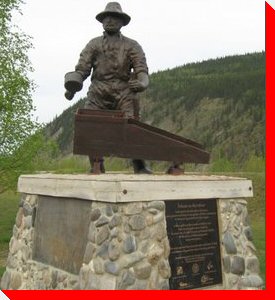 Prospector and Sluice Box - Dawson City, Yukon