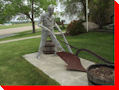 Farmer and Plow - Donalda, Alberta