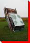 Car Sticking in the Ground - Estevan, Saskatchewan