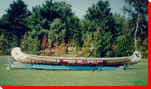 Voyageur Canoe - French River, Ontario