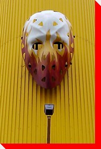 Calgary Flames Goalie Mask - Calgary, Alberta