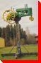 John Deer Tractor in the Sky - Hudson Bay, Saskatchewan