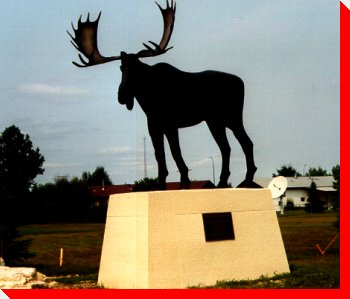 Millennium Moose - Hudson Bay, Saskatchewan