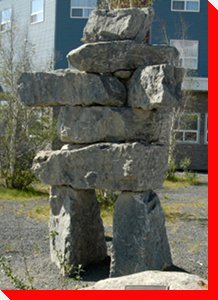 Inukshuk - Inuvik, Northwest Territories