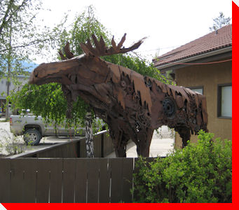 Rusty the Moose - Invermere, British Columbia