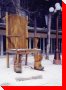 Wooden Chair - Jasper, Alberta