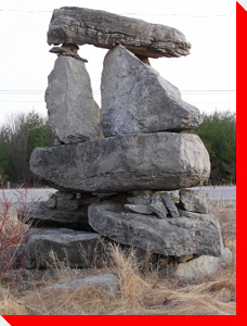 Stone Statue - Lakefield, Ontario