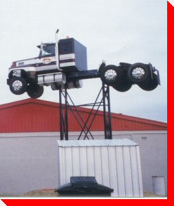 Semi-Truck in the Sky - Melfort, Saskatchewan