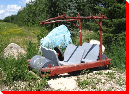 Flintstone Car  Middle Lake, Saskatchewan