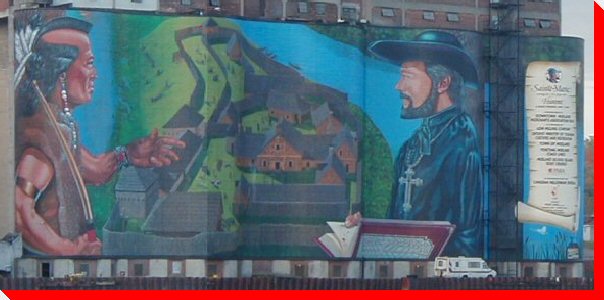 Largest Outdoor Historical Mural in North America - Midland, Ontario