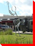 Metal Lacrosse Player - Calgary, Alberta
