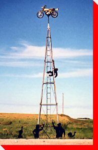 Motorcycle Tower - Craik, Saskatchewan