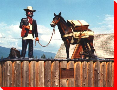 Prospector and Mule - New Hazelton, British Columbia