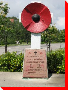 Poppy Memorial - Baie Comeau, Quebec