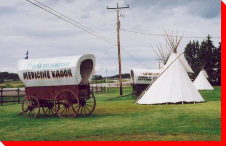 Covered Wagons and Teepees - Powassan, Ontario