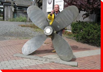 Ship Propeller - Prince Rupert, British Columbia