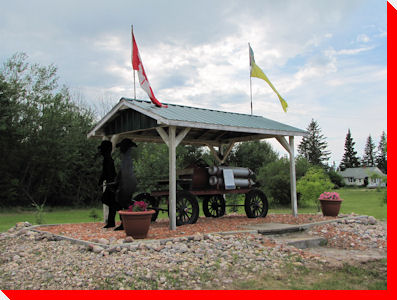 Old Fire Fighting Equipment - Spruce Lake, Saskatchewan