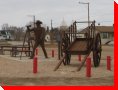 Surveyor and Cart - Chamberlain, Saskatchewan