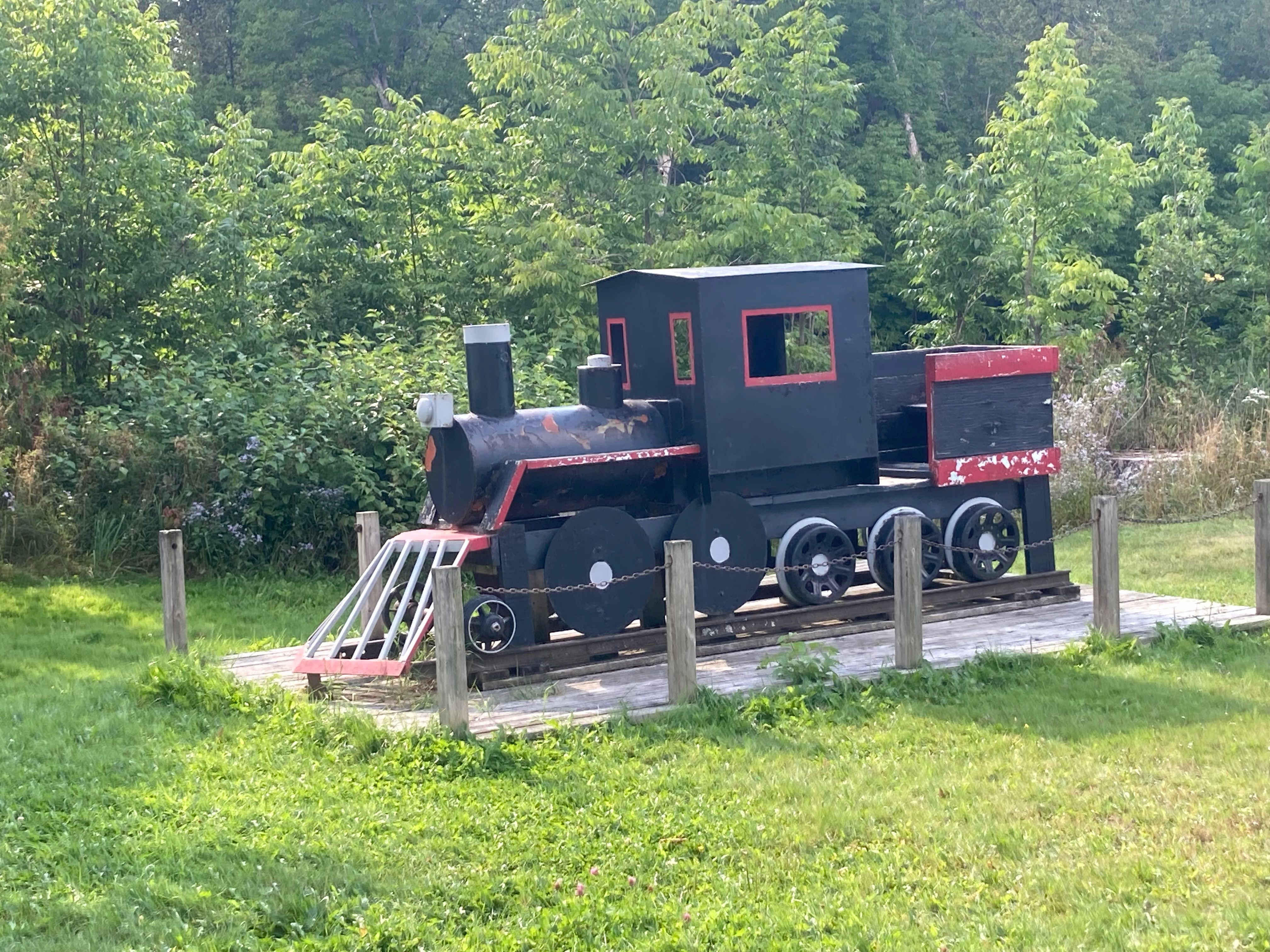 Wooden Train - Swastika, Ontario