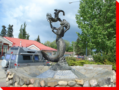 Mermaid and Child - Sylvan Lake, Alberta