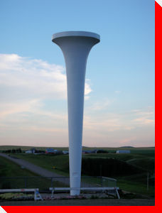 World's Largest Golf Tee - Trochu, Alberta